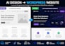 convert ai generated website design to wordpress